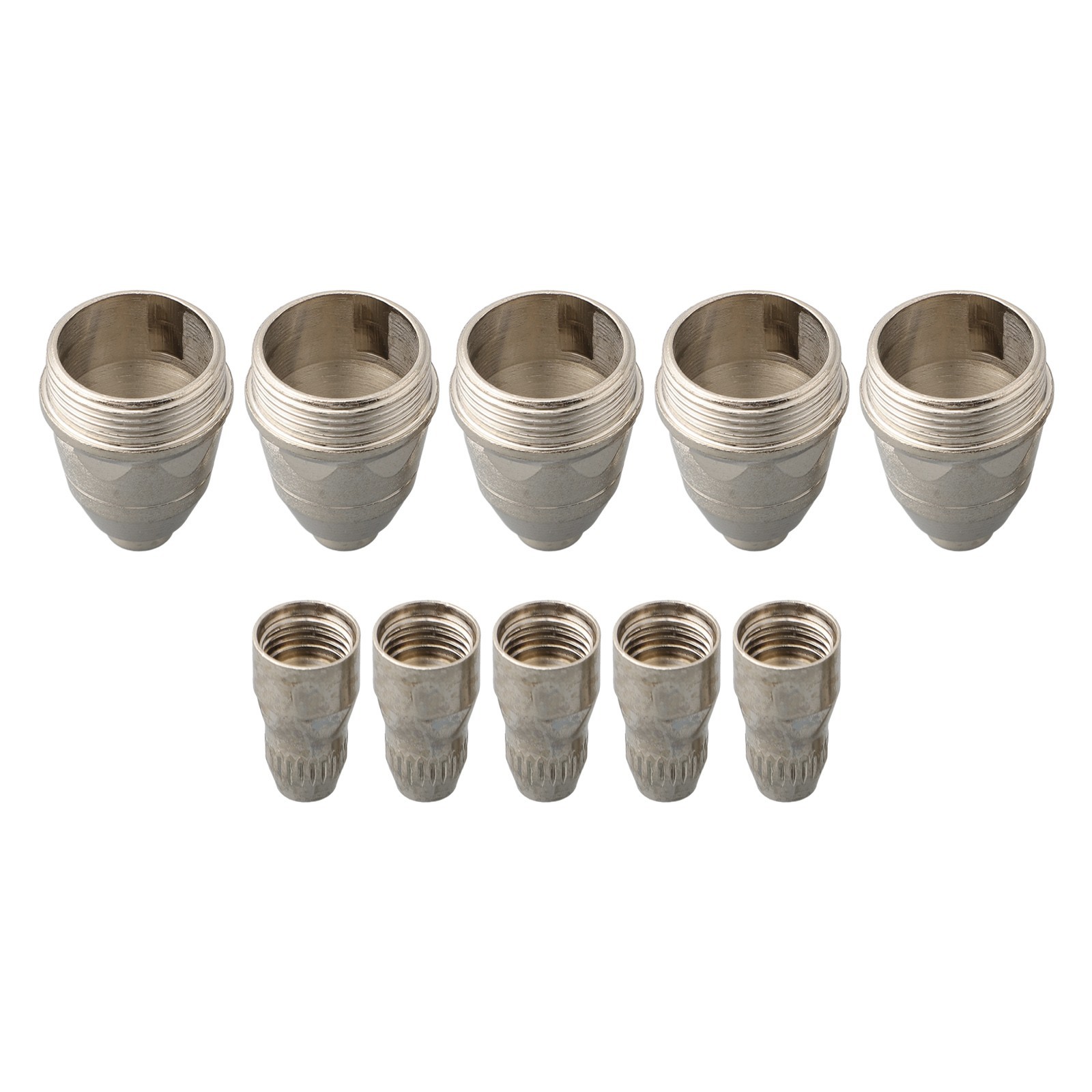 10pcs P-80 Plasma Cutter Consumable Torch Kit 1.1mm-1.7mm Nozzle Tip Electrode