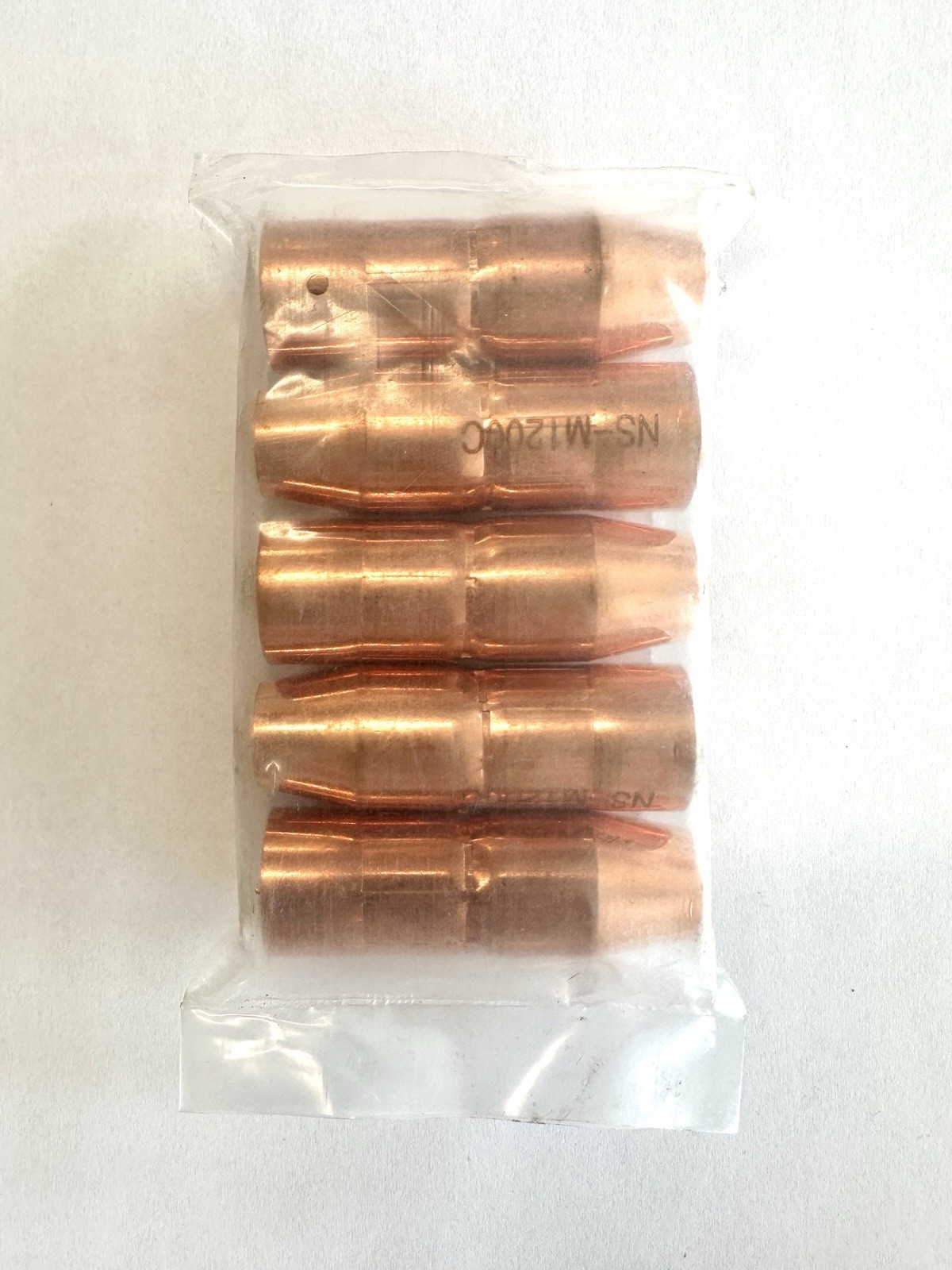 Nozzle for NS-M1200C 1/2 orifice, for Miller MDX-100 MIG Gun, Lot of 5