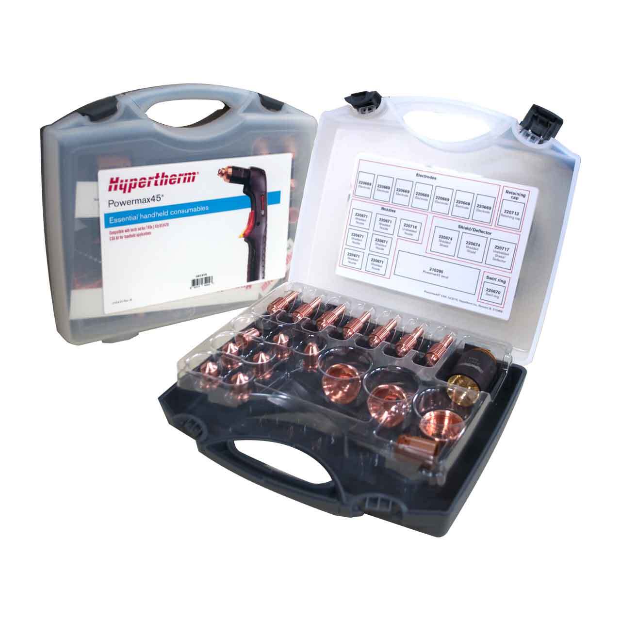 Hypertherm 851478 Consumable Kit Powermax45 Essential Handheld 45 A CSA Cutting