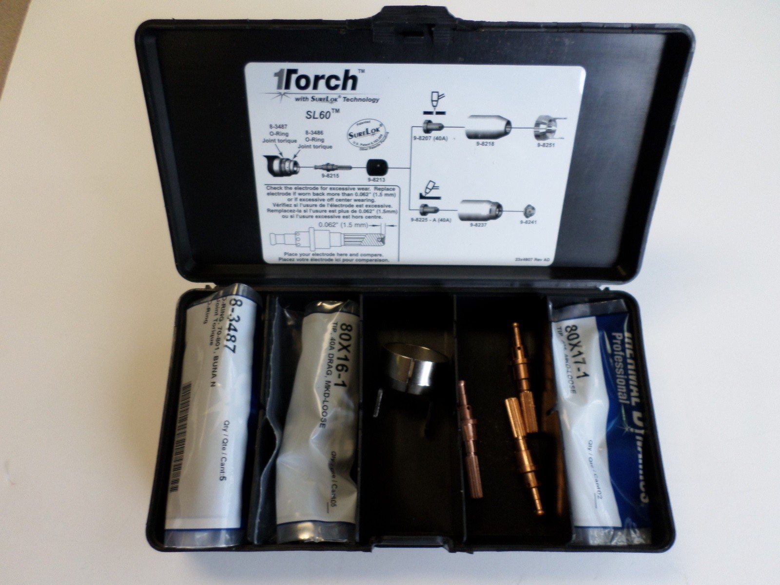 Thermal Dynamics SL60 Torch 40 Amp Consumables kit 5-0050