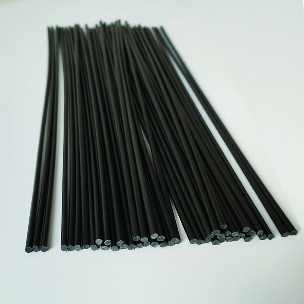 40 Pcs 16-Inch Length Black HDPE Plastic Welding Rod,1/8″ Diameter,High Density