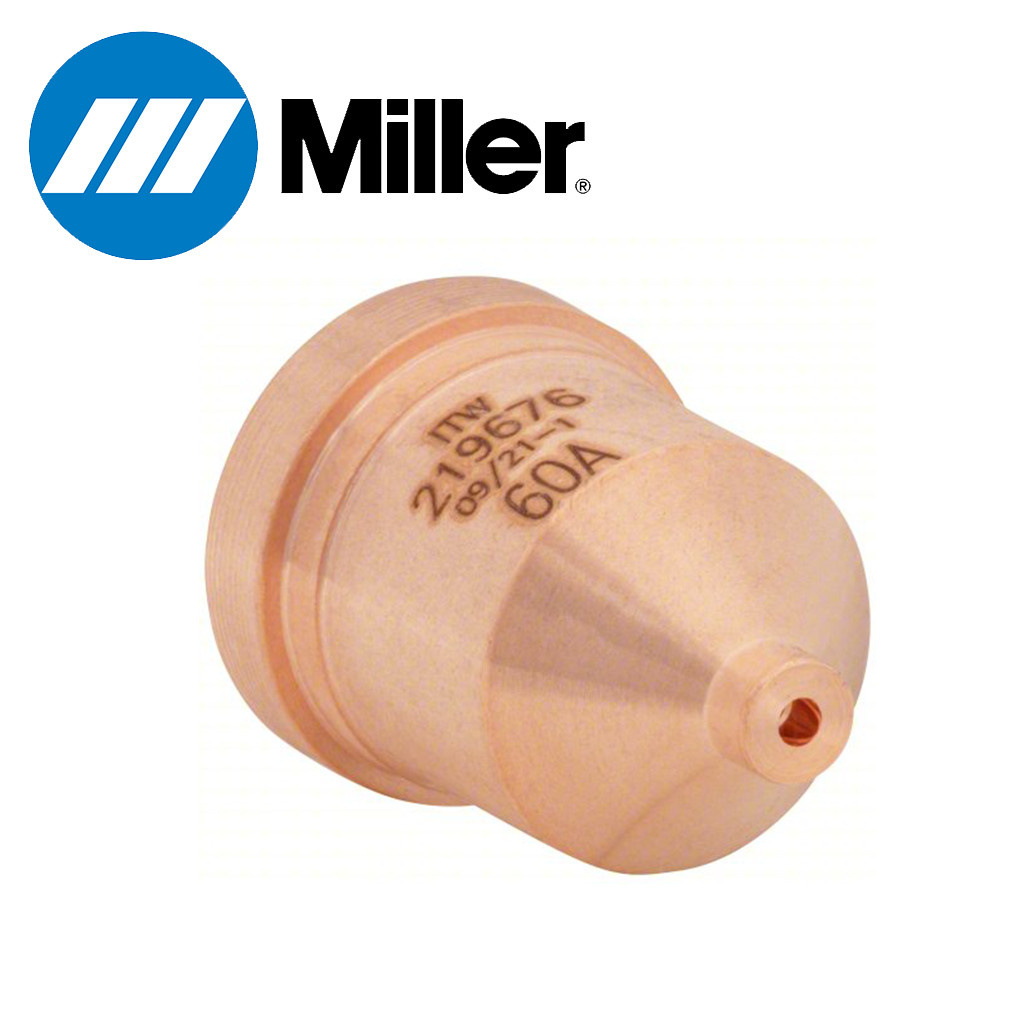 Miller 219676 Tip, 60 Amp, ICE- 60T/TM,80T/TM/CX,100T/TM (5 per pkg)