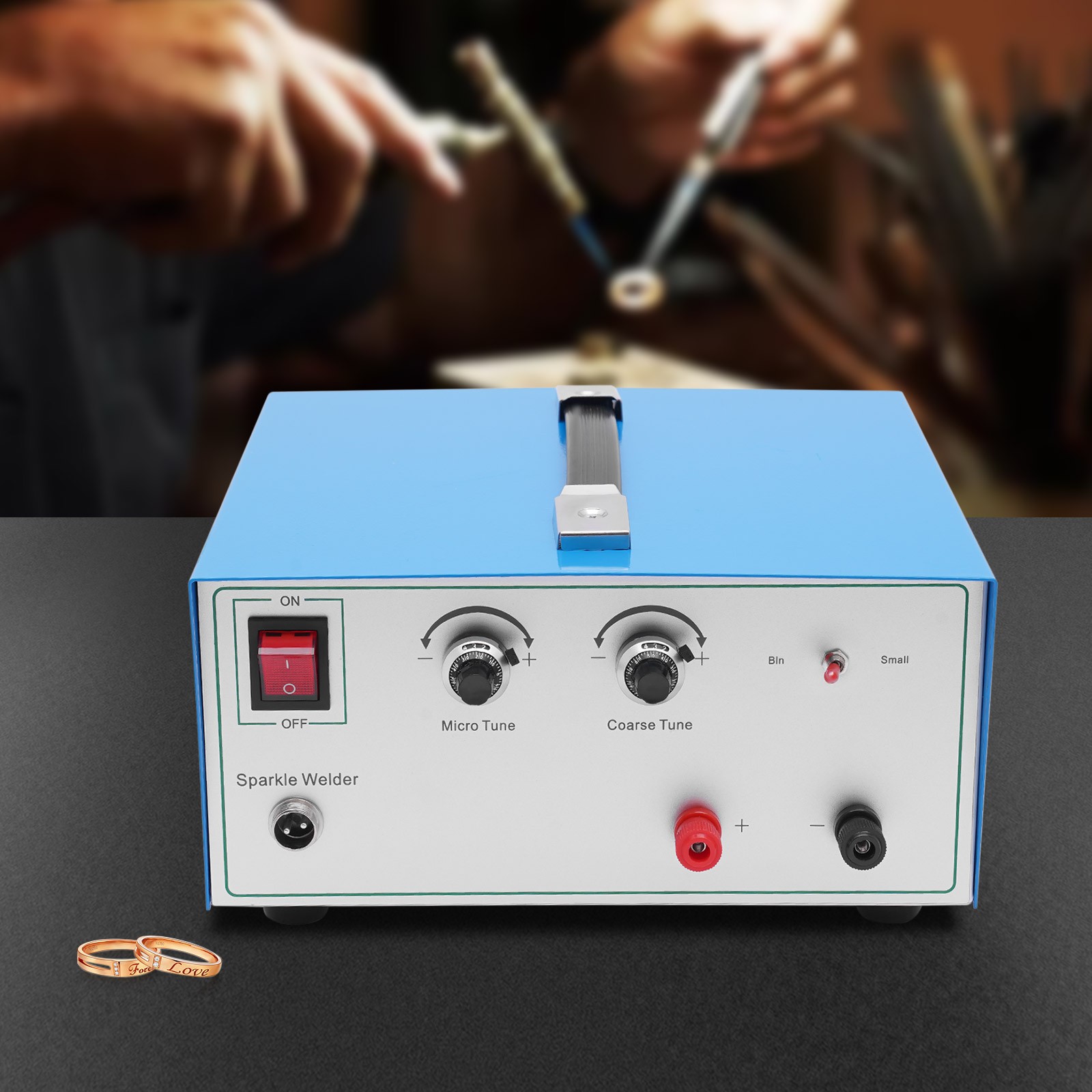 Electric Spot Welder Gold Silver Soldering 600W Jewelry Spot Welding Machine USA