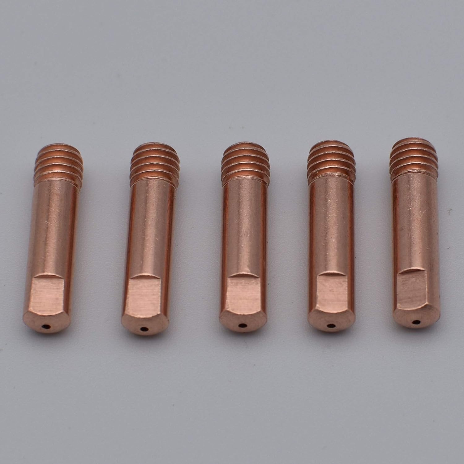 MIG Welding Copper Contact Tips .023” M6 Thread – 20 Pack for Precision Work