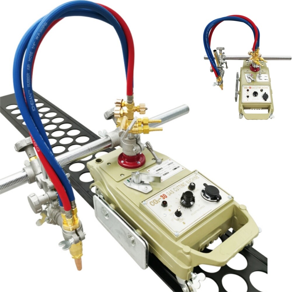 110V Automatic Gas Cutting Machine Portable Burner 5.9ft Torch Track