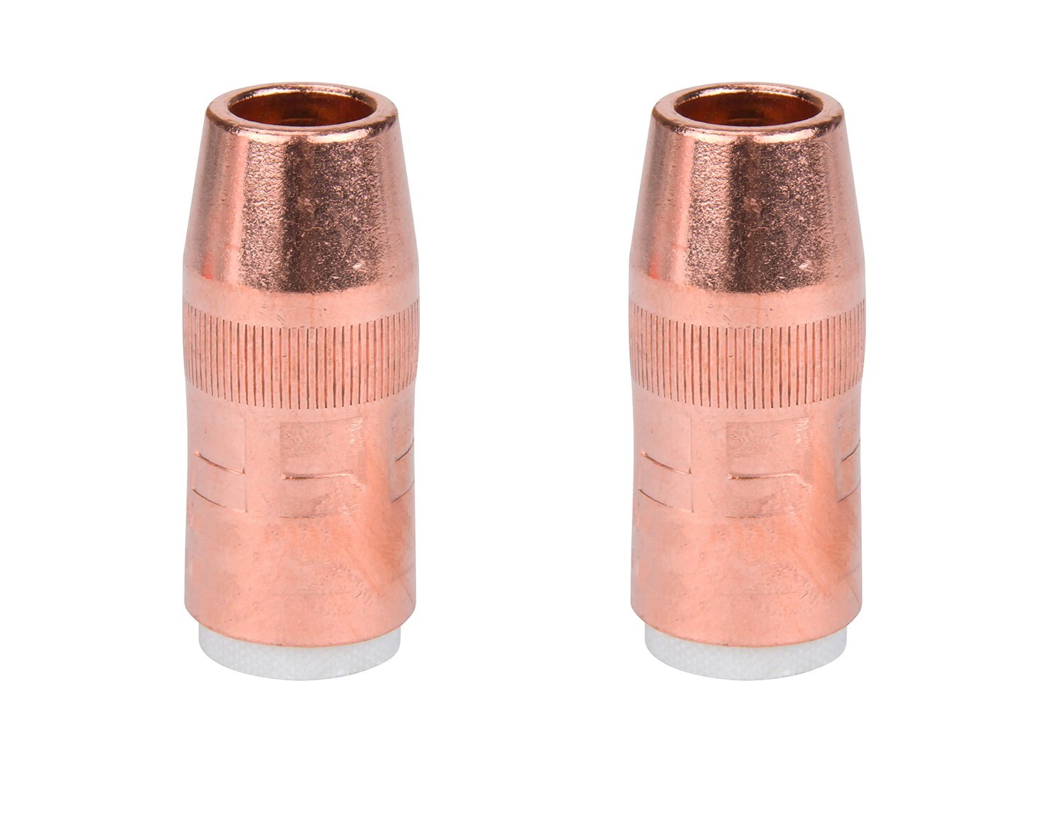 2-PK NS-5818C Nozzle Centerfire Slim 5/8″ 1/8″ Recess For Bernard Mig Gun
