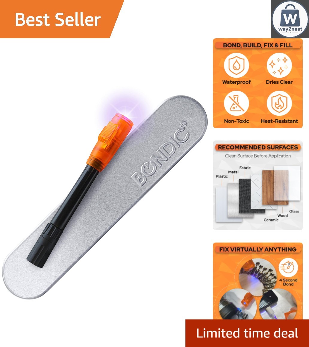 Complete UV Resin Repair Kit – Waterproof Adhesive with LED Light for Easy Fixes