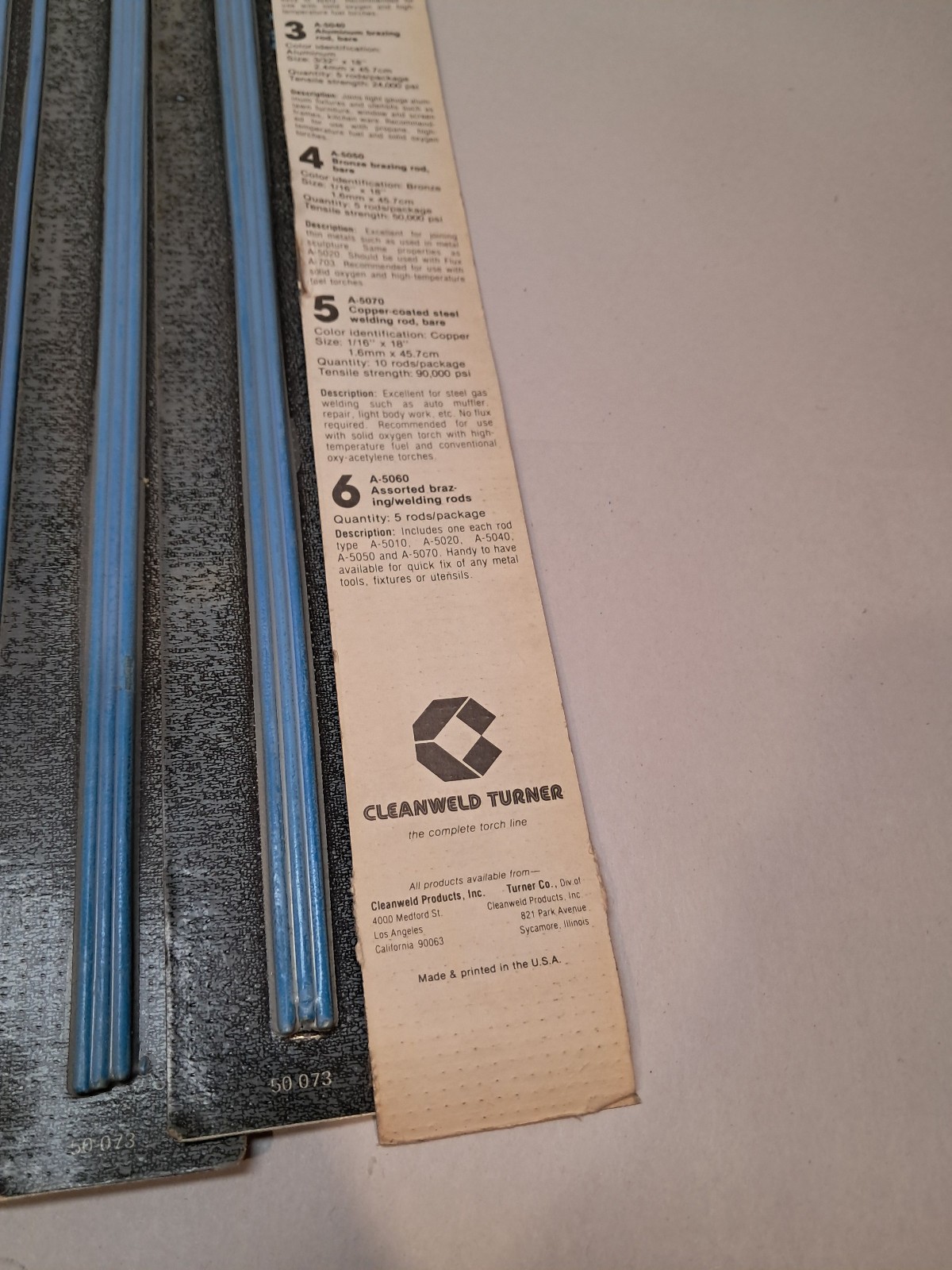 Large lot of Nickel Silver Brazing / Welding Rods