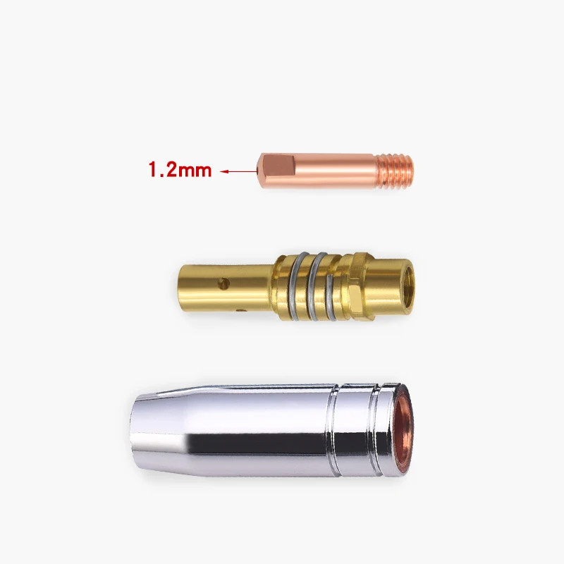 3Pcs/Set 15AK Welding Torch Consumables 0.6/0.8/0.9/1.0/1.2Mm MIG Torch Gas Nozz