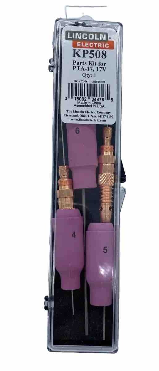 New Open Box. LINCOLN ELECTRIC KP508 Parts Kit For Torch,PTA-17.