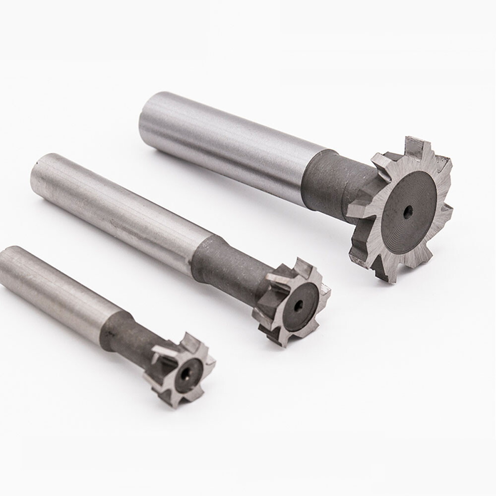 8-20mm Diameter 1-10mm Cutting Depth HSS T Slot End Mill Cutting Tool