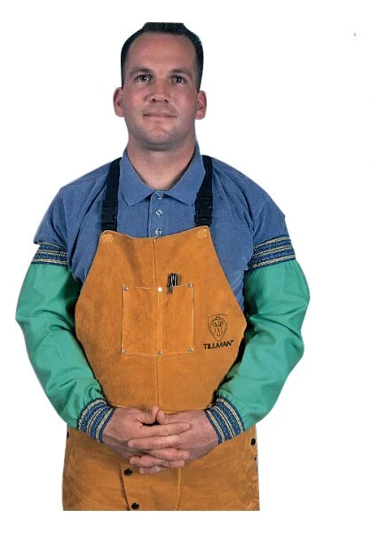 Tillman 6217 18″ Green FR Cotton Flame Retardant Welding Sleeves W/ Elastic Ends