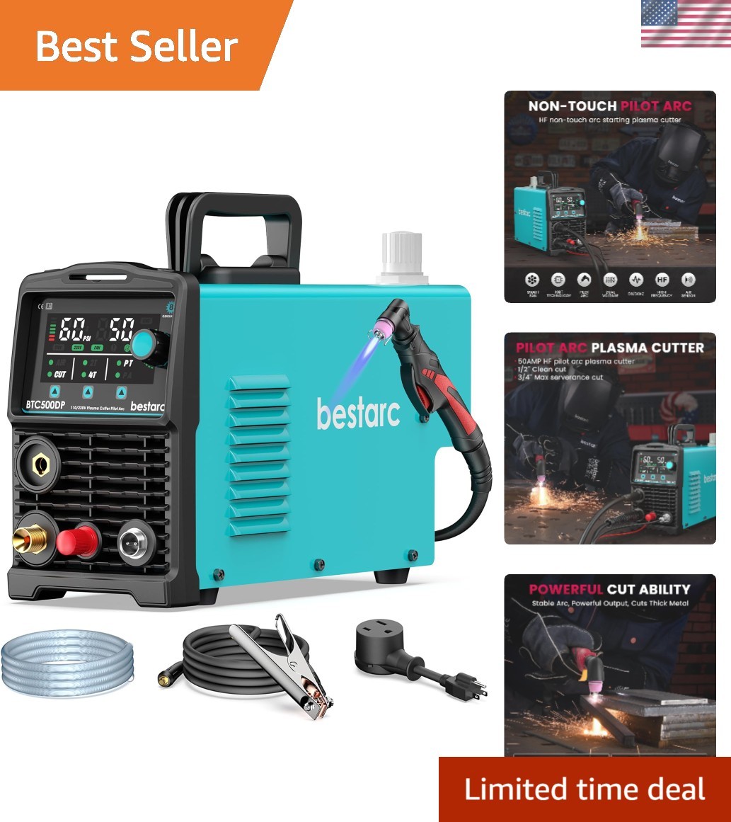 50A Portable Plasma Cutter with LED Display – Ideal for DIY Projects
