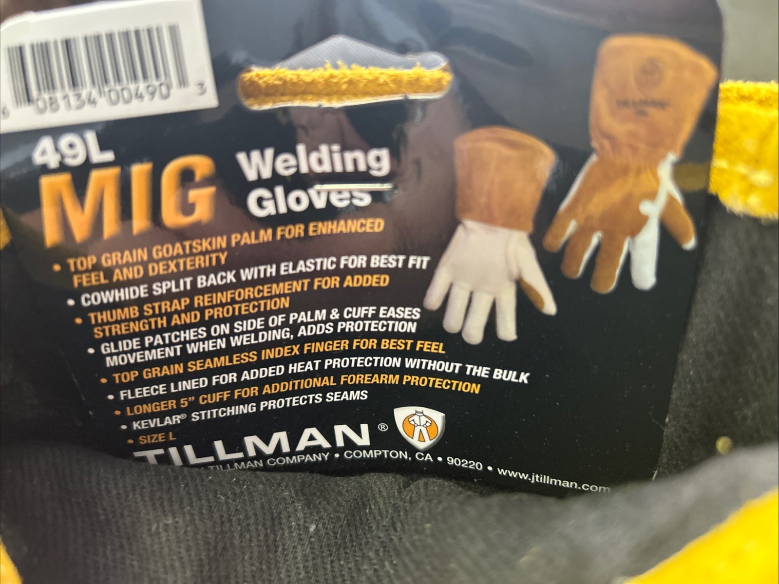 Tillman 49 MIG Welding Gloves Size Large