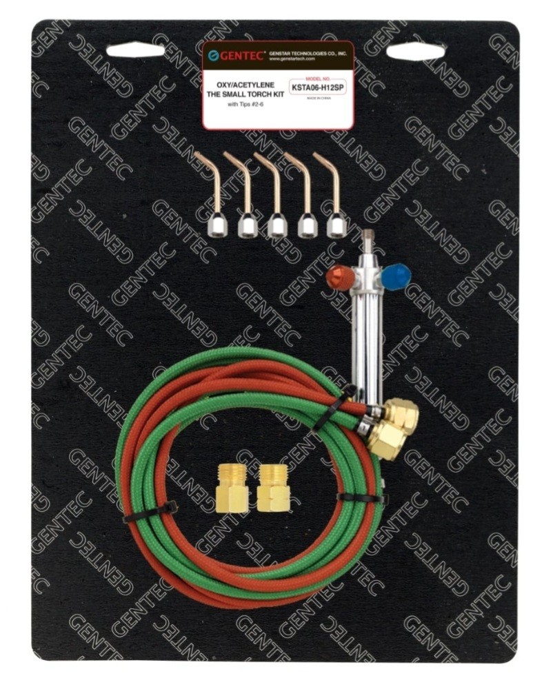 Gentec Small Torch Kit for Jewlers/Hobbyist, Oxy/acetylene KSTA06-H12SP