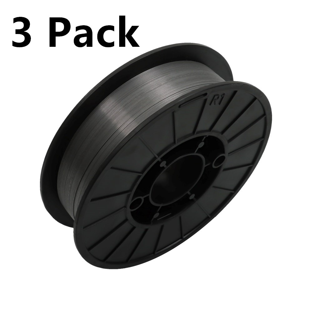 E71T-GS .035″ (0.9mm) Gasless Flux Core Mild Steel MIG Welding Wire 10 Lbs 3Pack