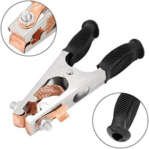 500A Copper Welding Ground Clamp Electroplated Earth Clamp for Manual Welding