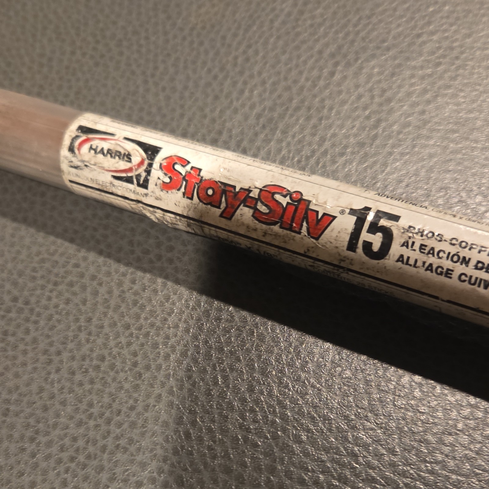 Harris Stay-Silv 15 Phos-Copper Brazing Rod, 15 in, ANSI A5.8