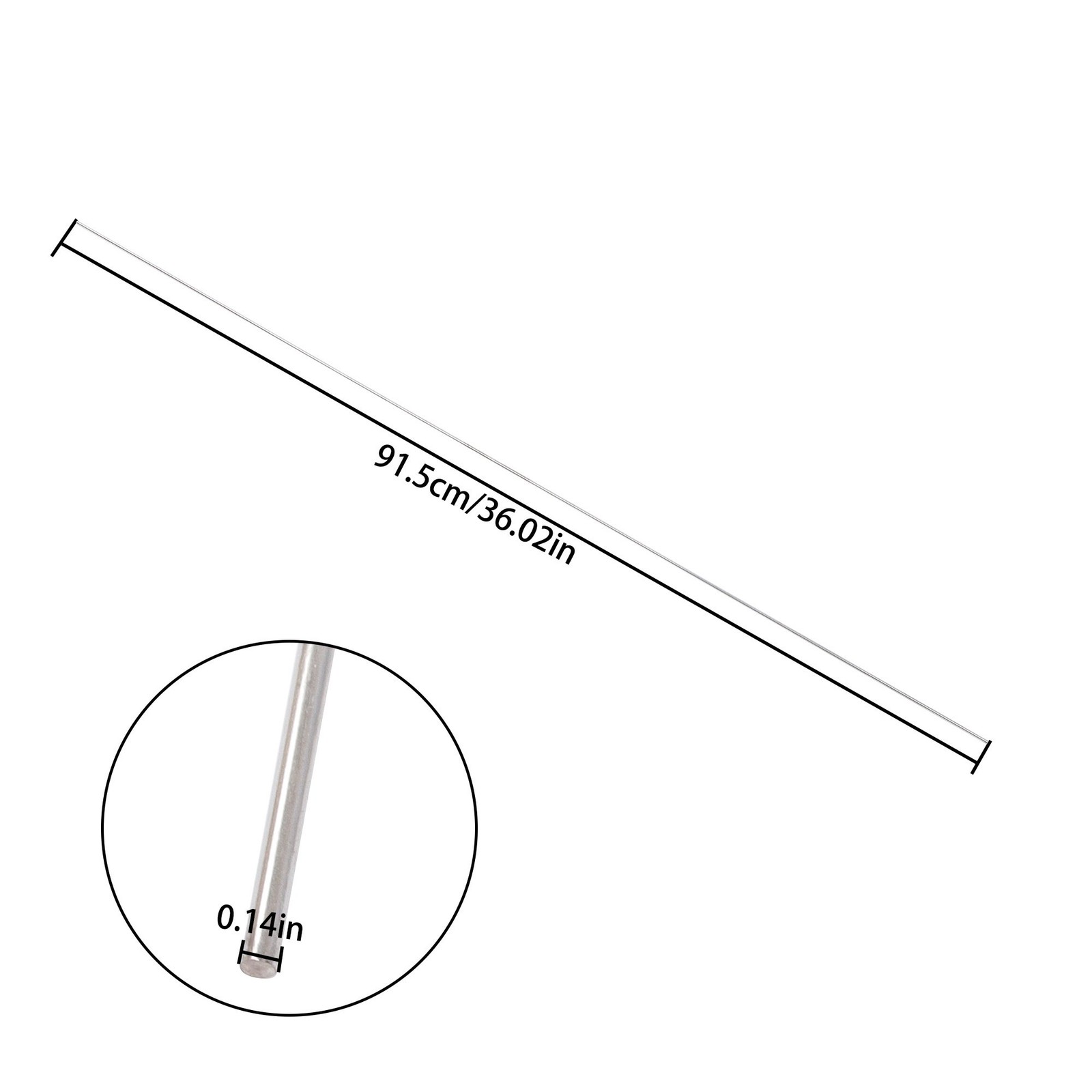 TIG ER308L 1/8 Inch x 36 Inch Stainless Steel Welding Electrode Rods 10 LBS