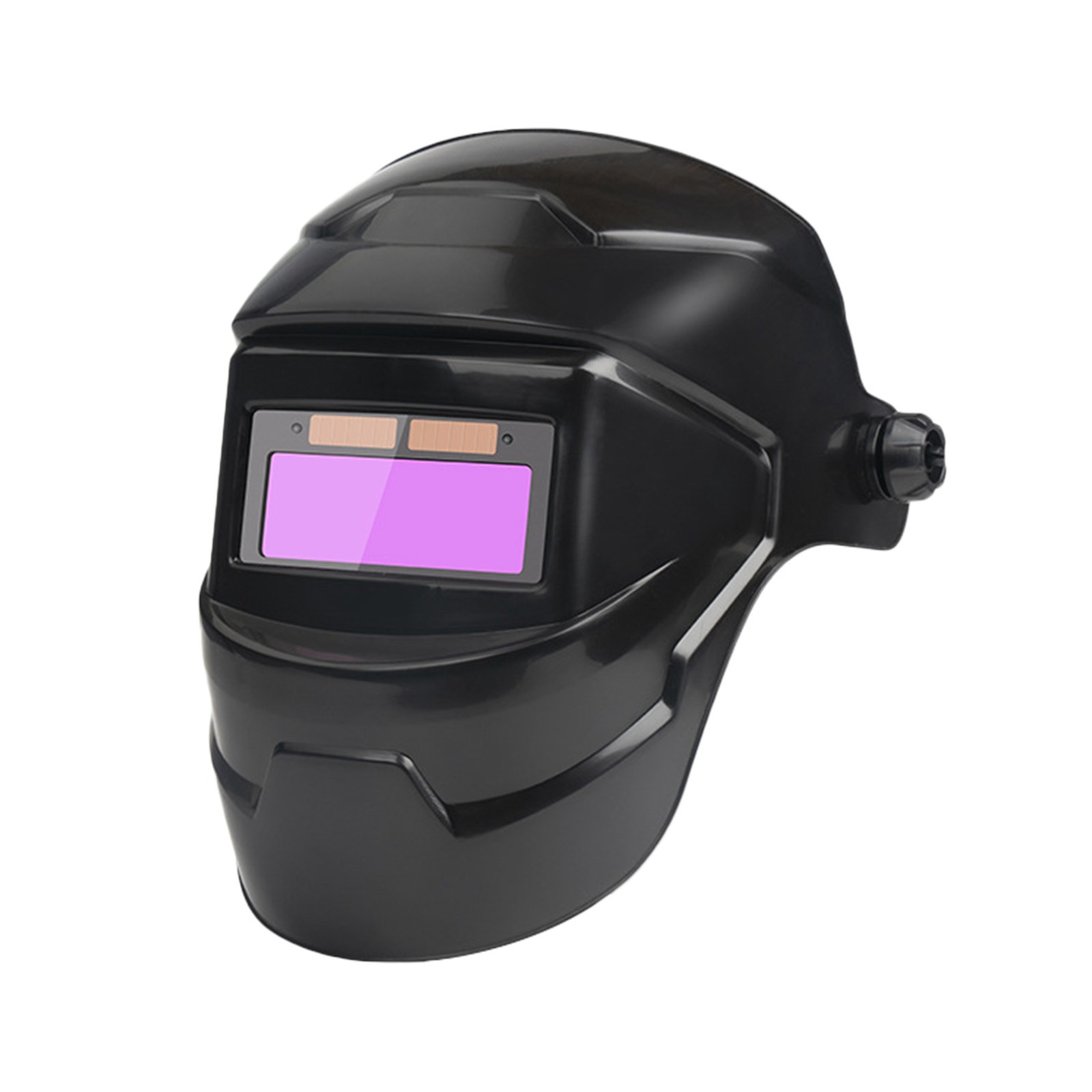 Large Viewing Welding Helmet True Color Auto Darkening Solar Powered Welder Hood