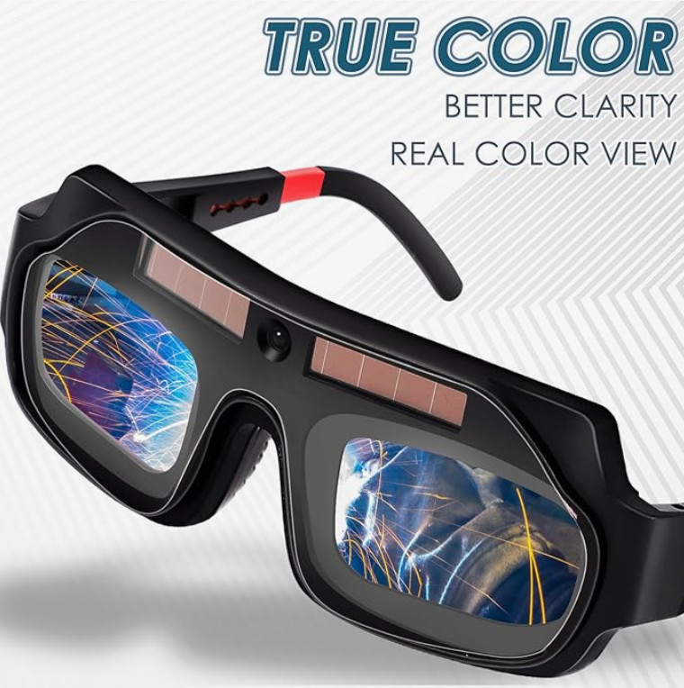 Gafas Para Soldar Máscara Lente Casco Oscurecimiento Soldador Welding Goggles