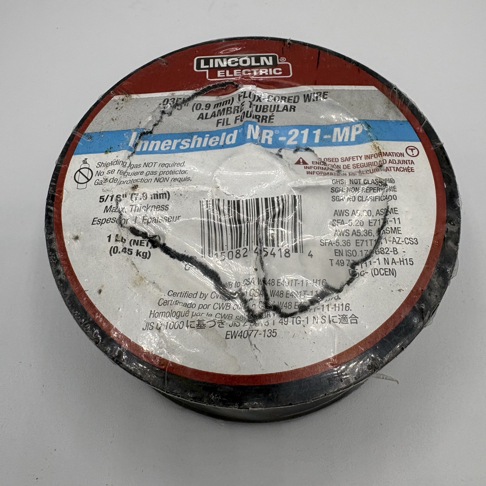 Lincoln Electric ED030584 .035″ Innershield NR-211-MP-RSP Flux-Cord Welding Wire