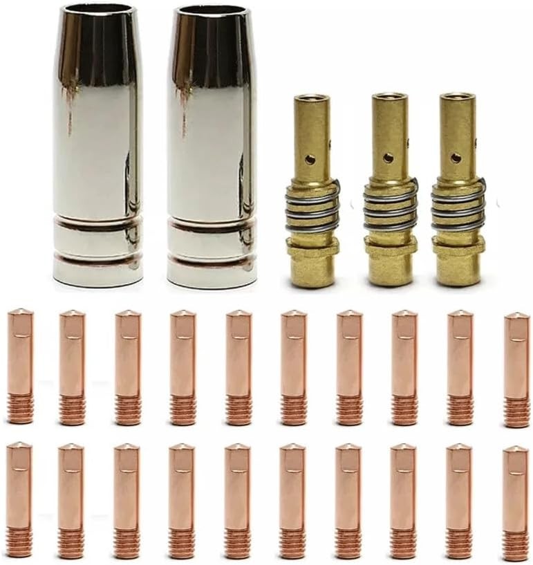 Contact tip Nozzle Parts kit fits Vulcan OmniPro 220 MIGMax 140 215 Welder,25-PK