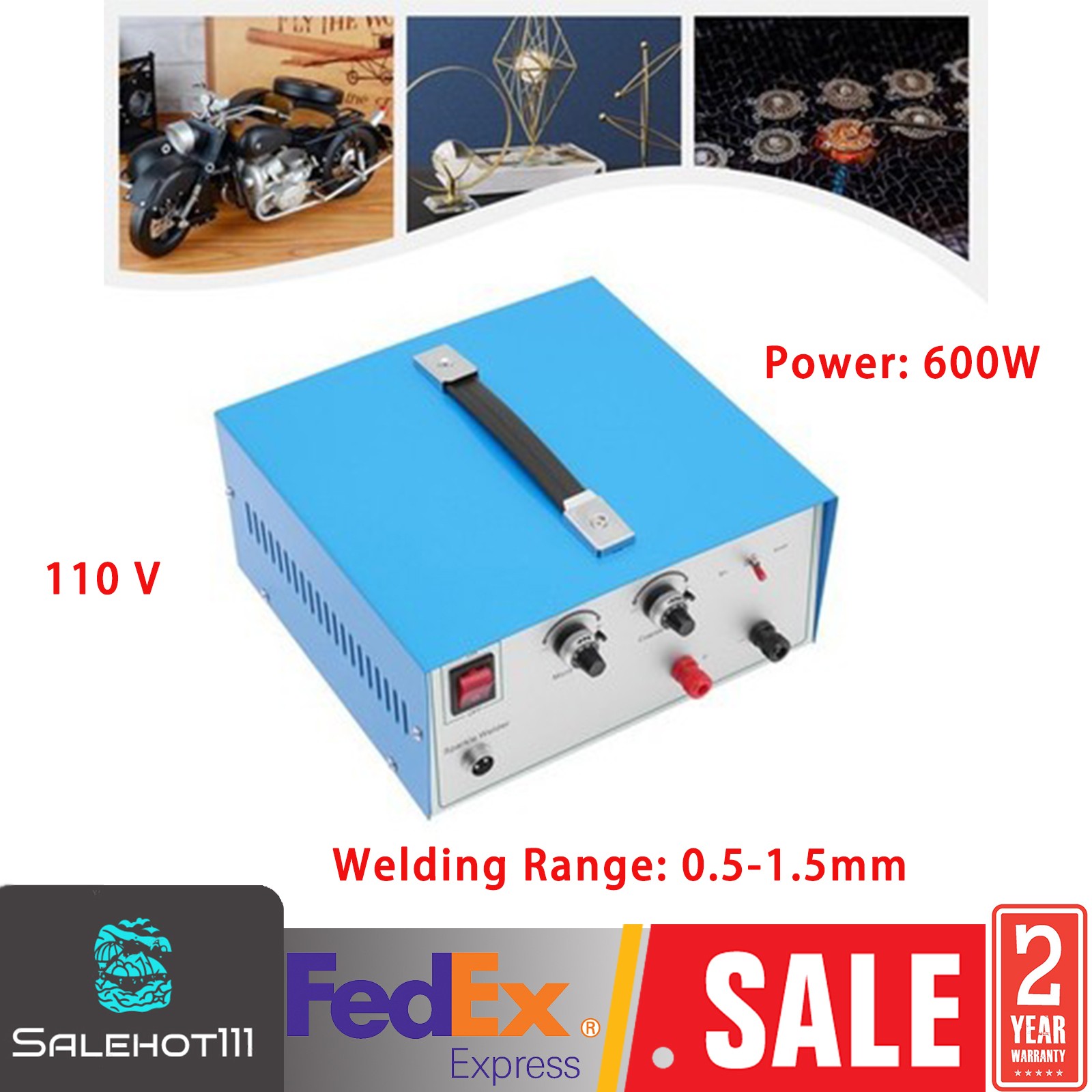 600W Spot Welder Spot Welding Machine Jewelry Tool platinum Machine Gold Silver