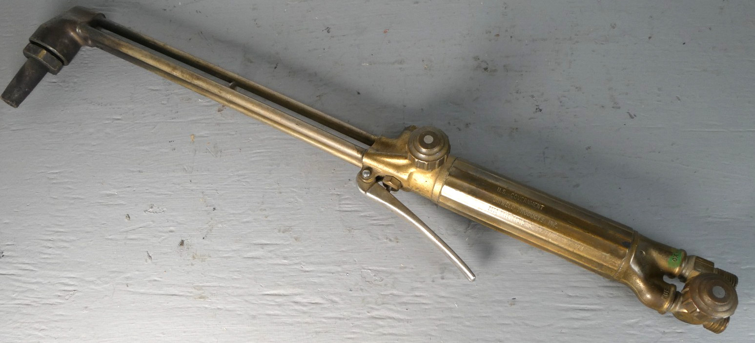 Vintage Uniweld Torch Marked U.S. Government Oxy Acetylene Welding Cutting
