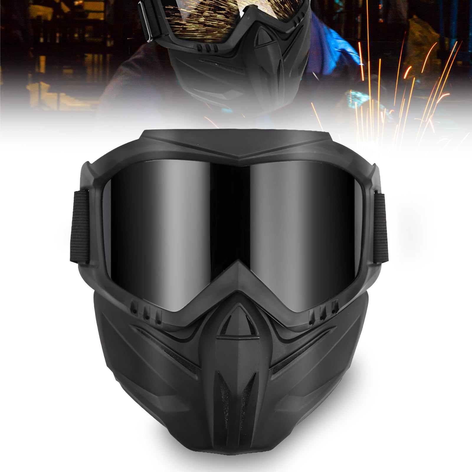 Welding Helmet – Anti-glare Welder Protective Shield – Eye Protection For Gri…