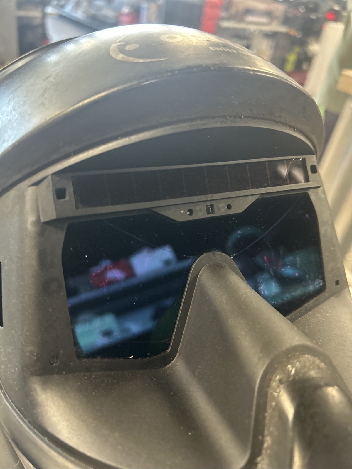 USED Optrel Panoramaxx CLT Black Crystal Welding Helmet CHECK PICTURES