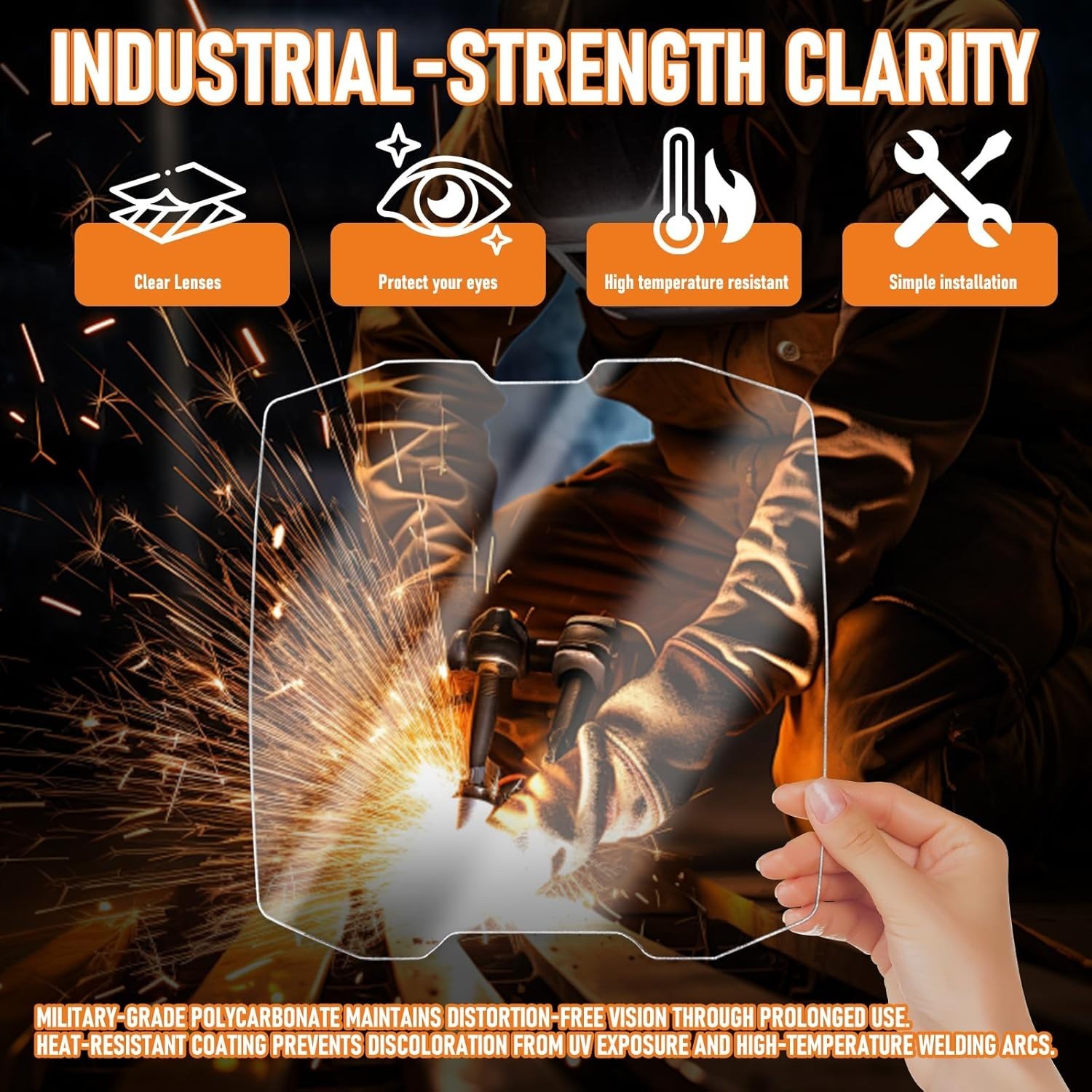 Durable 10-Pack of 271320 Clear Welding Lens – Quick Install & Scratch Resistant