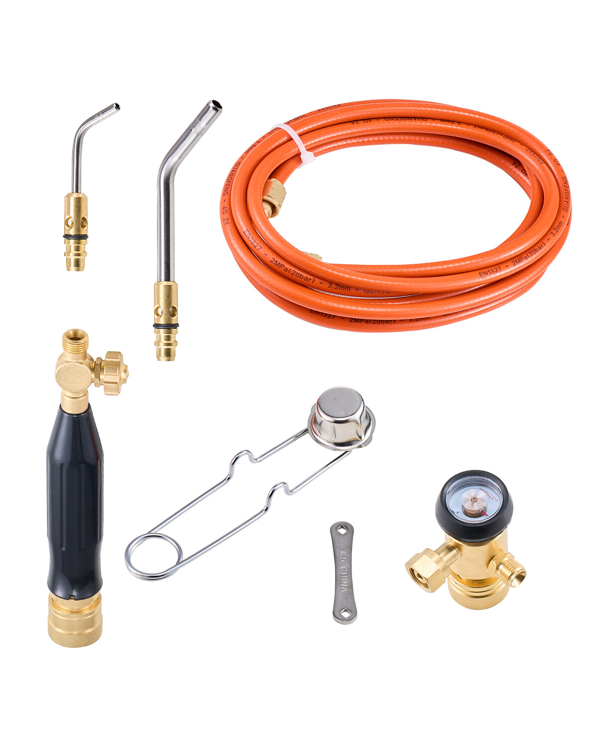 Air Acetylene Torch Kit Gas Torch and Welding Kit W/ Hose Regulator Valve