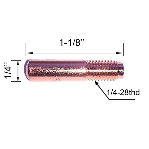 Welding Gun Accessory Kit .030″ – 20pcs Contact Tips, Gas Nozzles & Diffusers