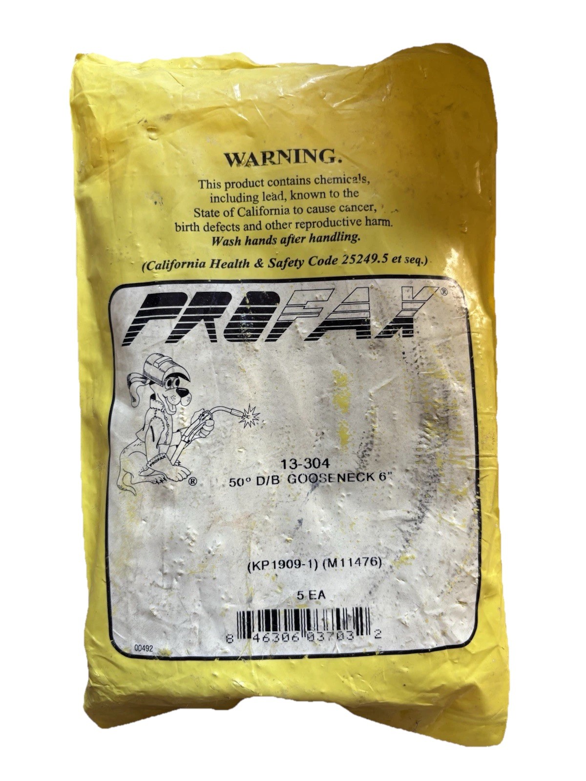 (4 Pack) Profax 13-304 6″ MIG Gun Gooseneck 50 Deg. NEW