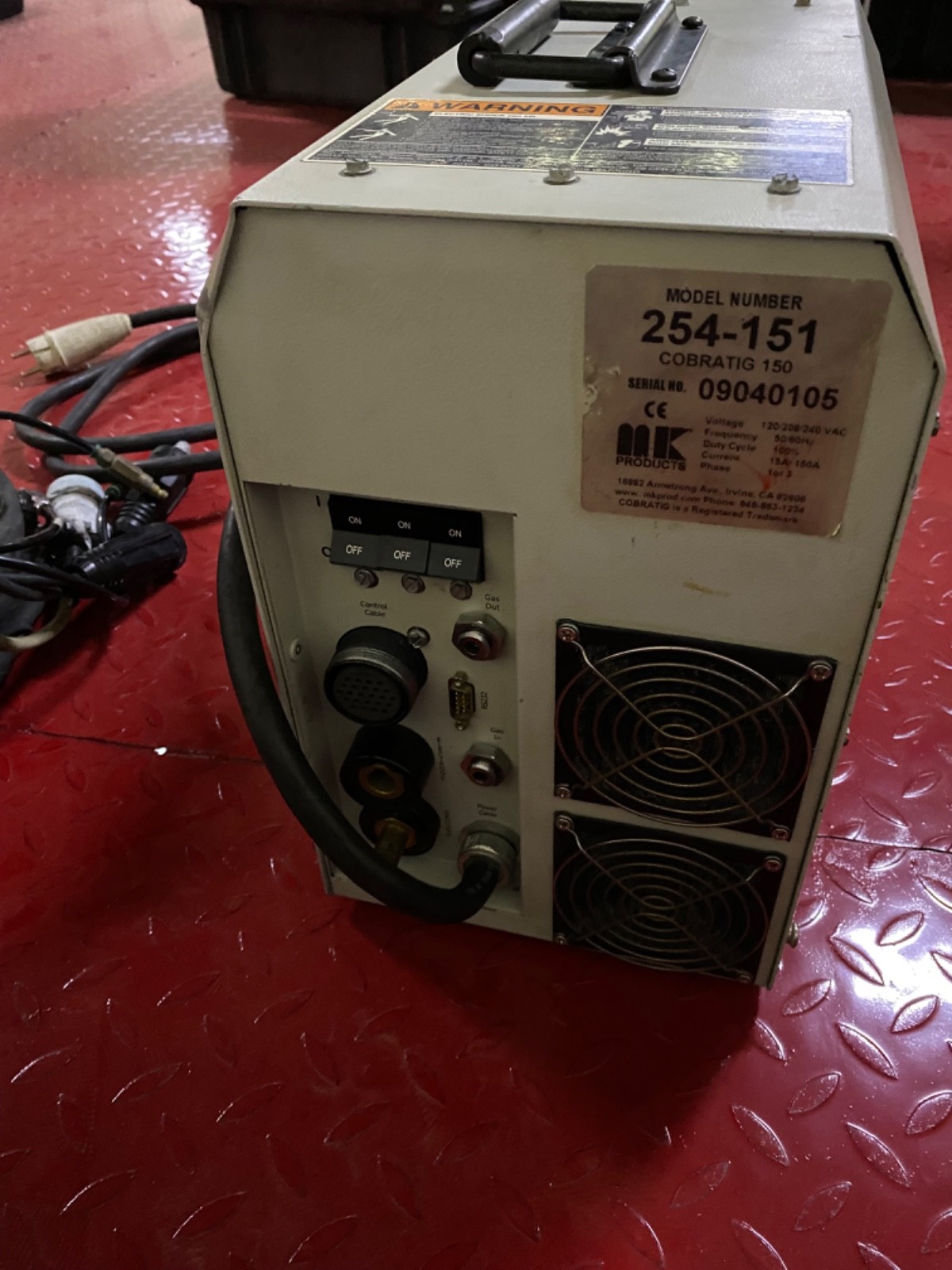 MK Products CobraTig 150 Orbital Welder 254-151,cobra cooler+cooperhead weldhead