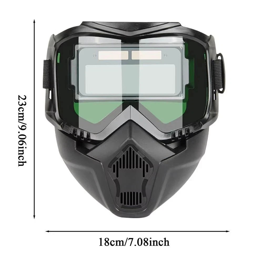 Auto Darkening Welding Glasses Adjustable Band Detachable Welder Mask Impact**