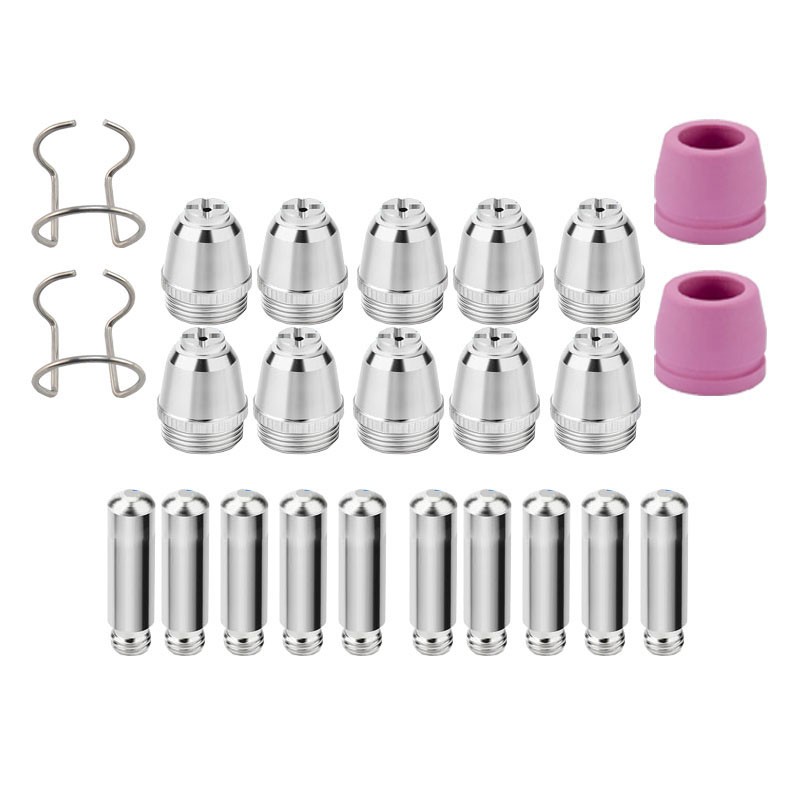 24x Plasma Cutter Torch Consumables Tip Kit for SG-55 AG-60 WSD-60 CUT50 60Amp