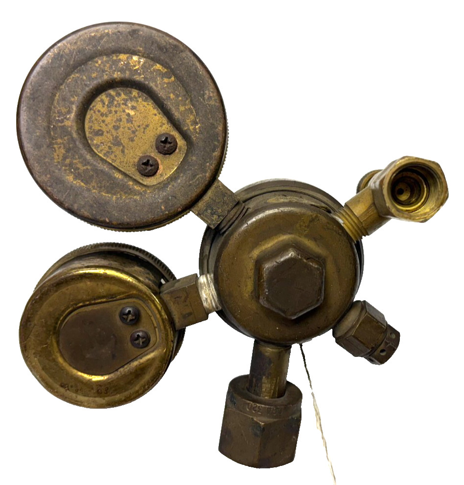 VICTOR OXYGEN SINGLE STAGE REGULATOR, SR-250 C, MEDIUM DUTY, FORGED BRASS