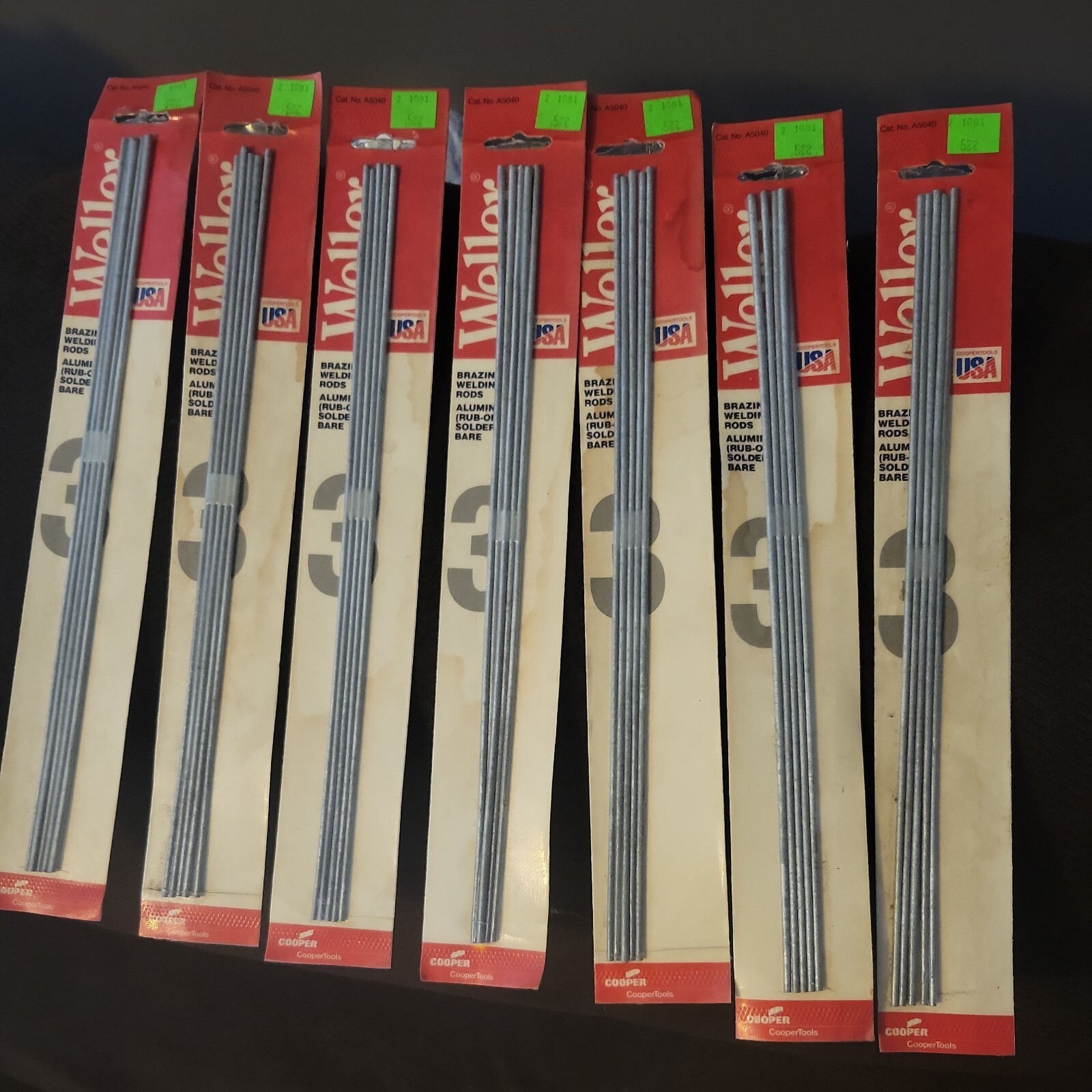 7 Packs weller brazing welding rods
