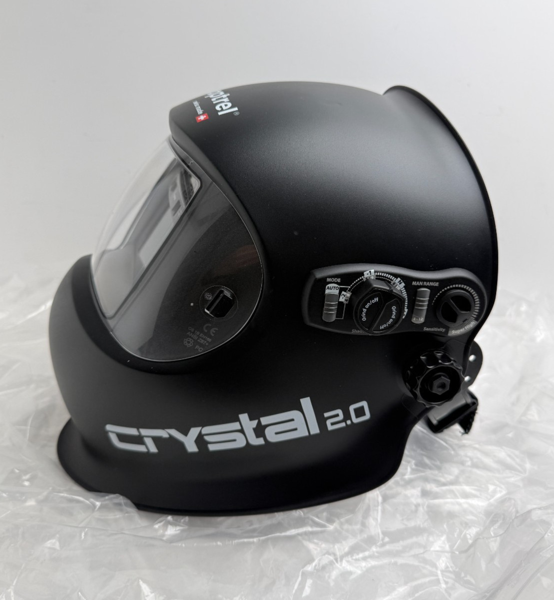 Optrel 1006.901 Crystal 2.0 Auto Darkening Welding Helmet Black