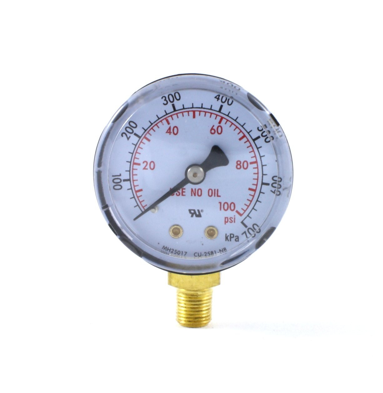 – Low Pressure Gauge for Oxygen Regulator 0-100 Psi – 2 Inches for LDP Regulator