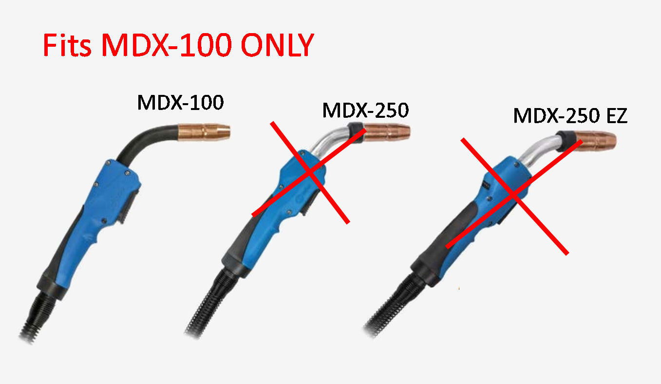 MIG Nozzle fits Miller MDX™ 100 Gun – 1/2″ AccuLock NS-M1200C 141 211 215 220
