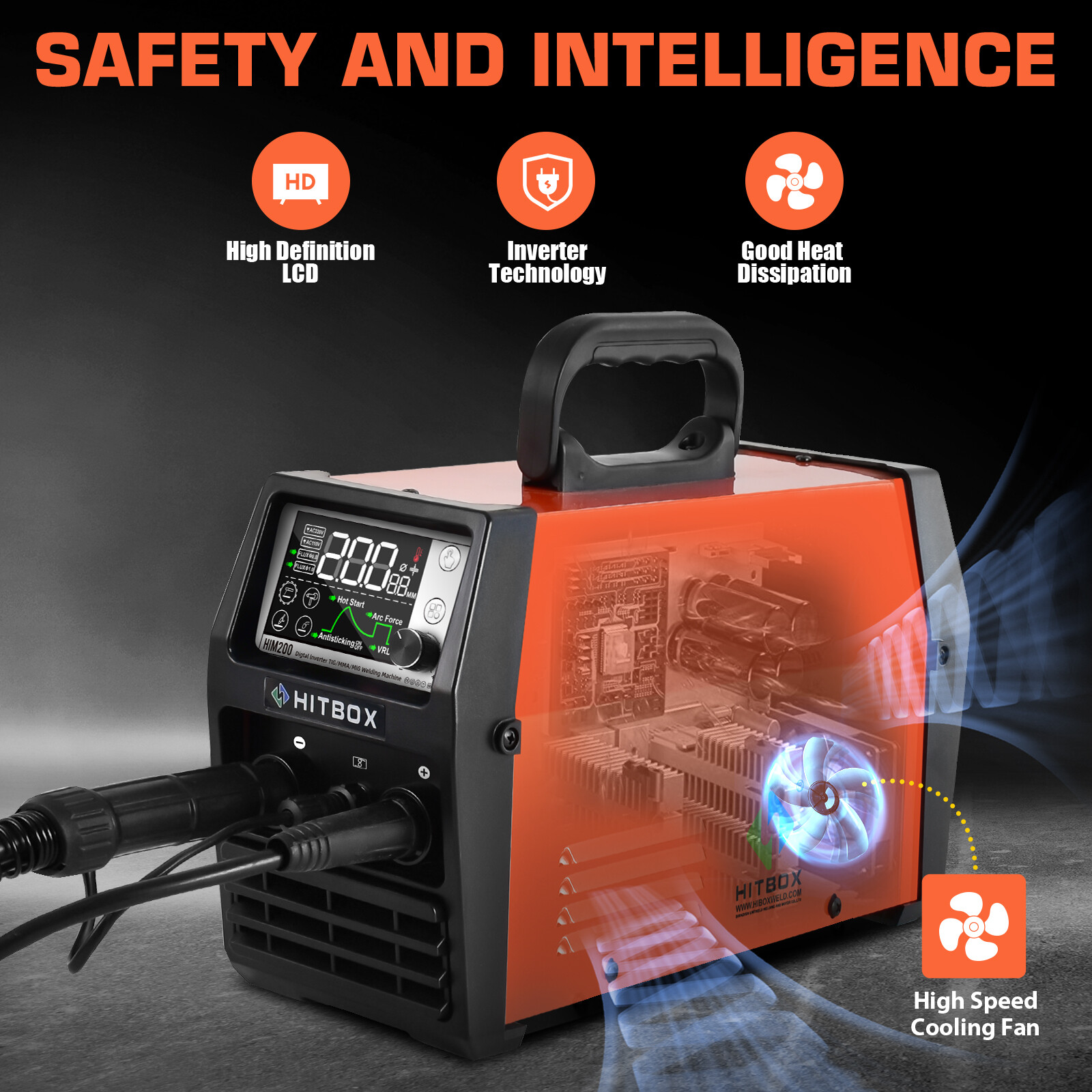 4 in 1 Gasless MIG Welder 110V/220V 140A ARC Lift TIG IGBT Inverter Welding