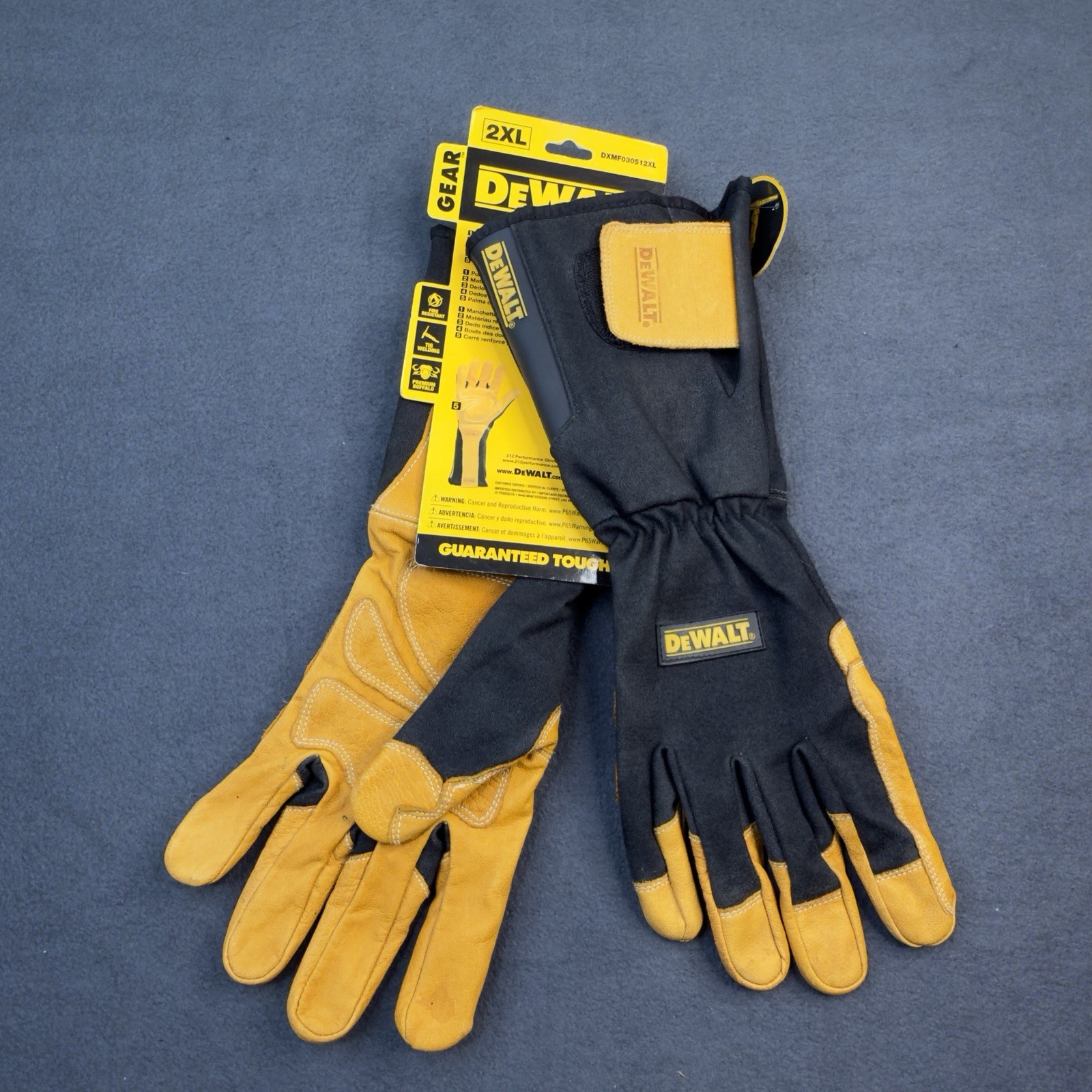 DEWALT DXMF030512XL TIG Welding Gloves 2XL Premium Buffalo Leather NWT