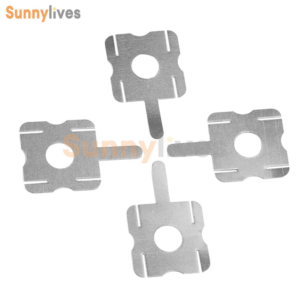 50pcs 18650 Li-ion Battery Pack Connector U-shape 4S Nickel Sheet Welding Parts