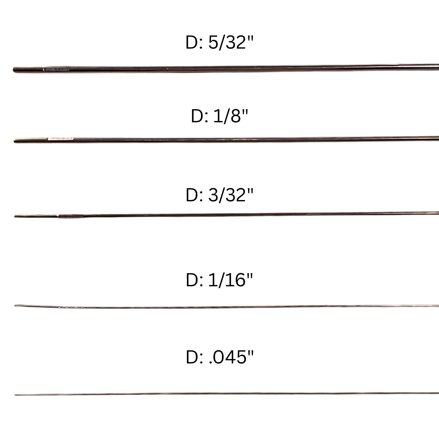 ER70S-6 2-Lbs Mild Steel TIG Welding Filler Rod 1/8″ x36″ 2-Lbs