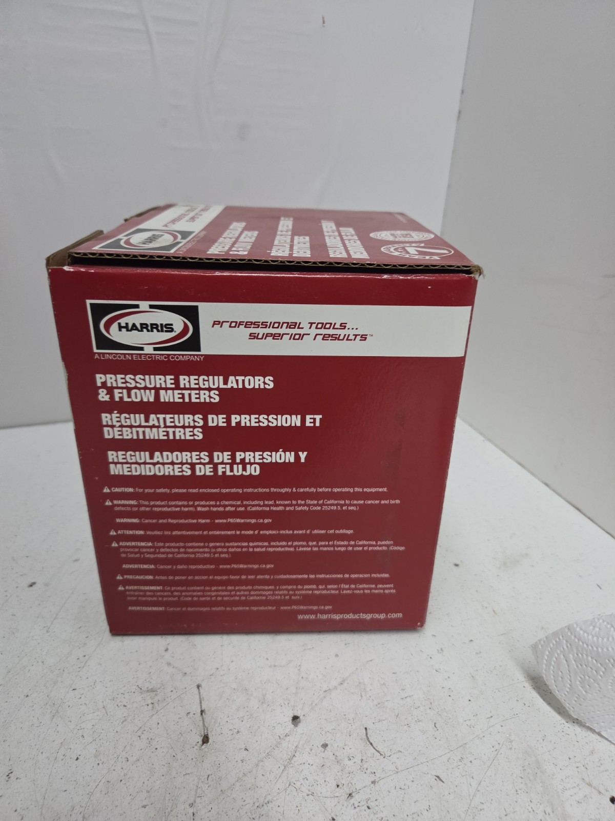 Harris Argon CO2 Flowmeter Regulator 355-2-Ar-580 3100200 **NOS**