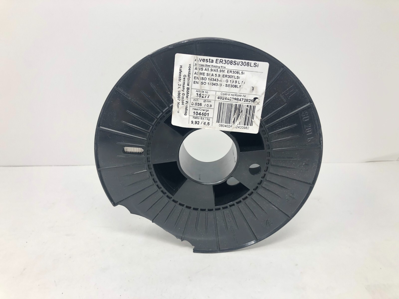 Voestalpine Bohler Welding Avesta ER308SI/308LSI .035″ Welding Wire 10lb Spool