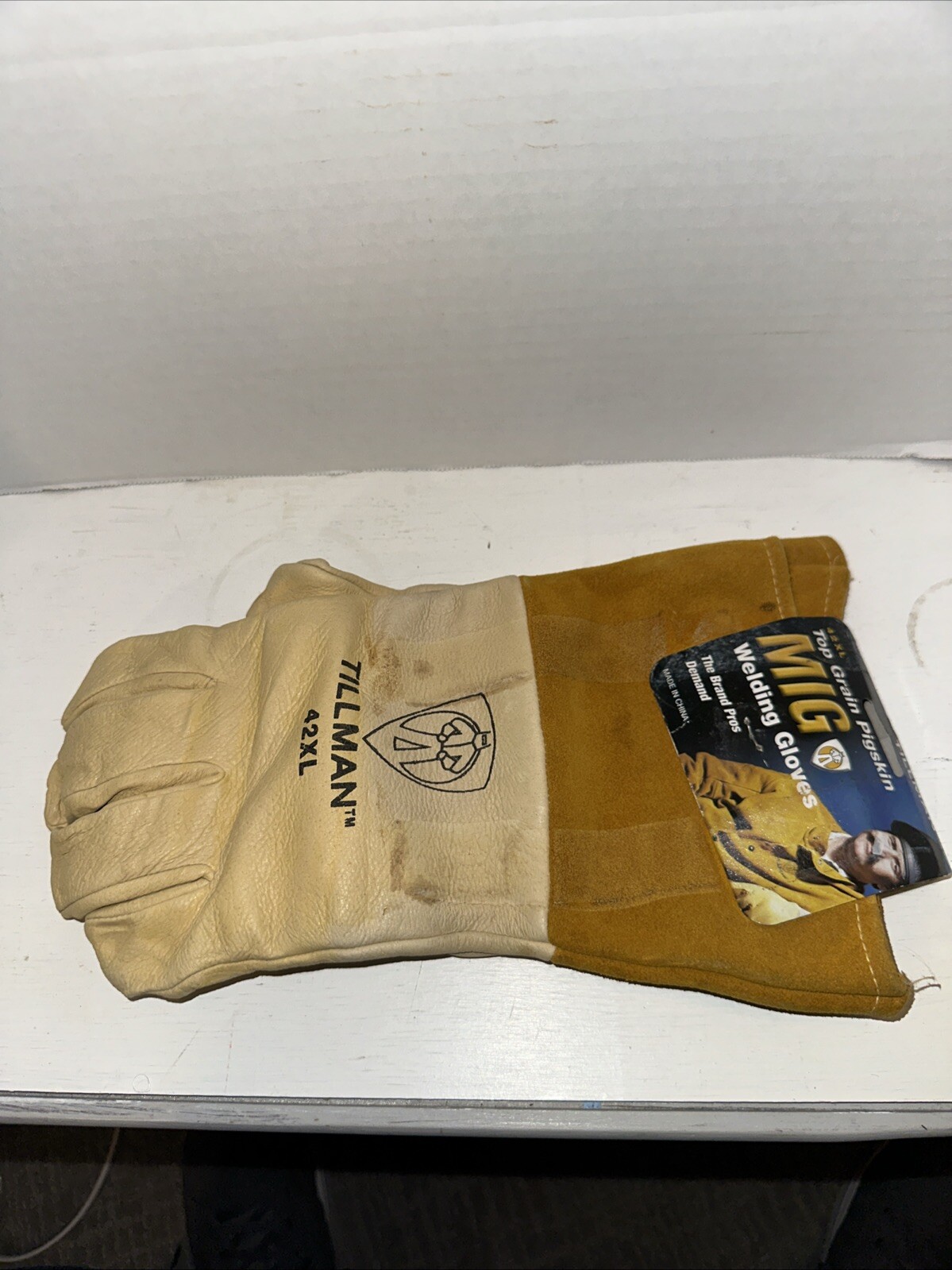 Tillman 42XL Large Heavy Pig Skin Leather Mig Welding Gloves New w/Tags GMAW